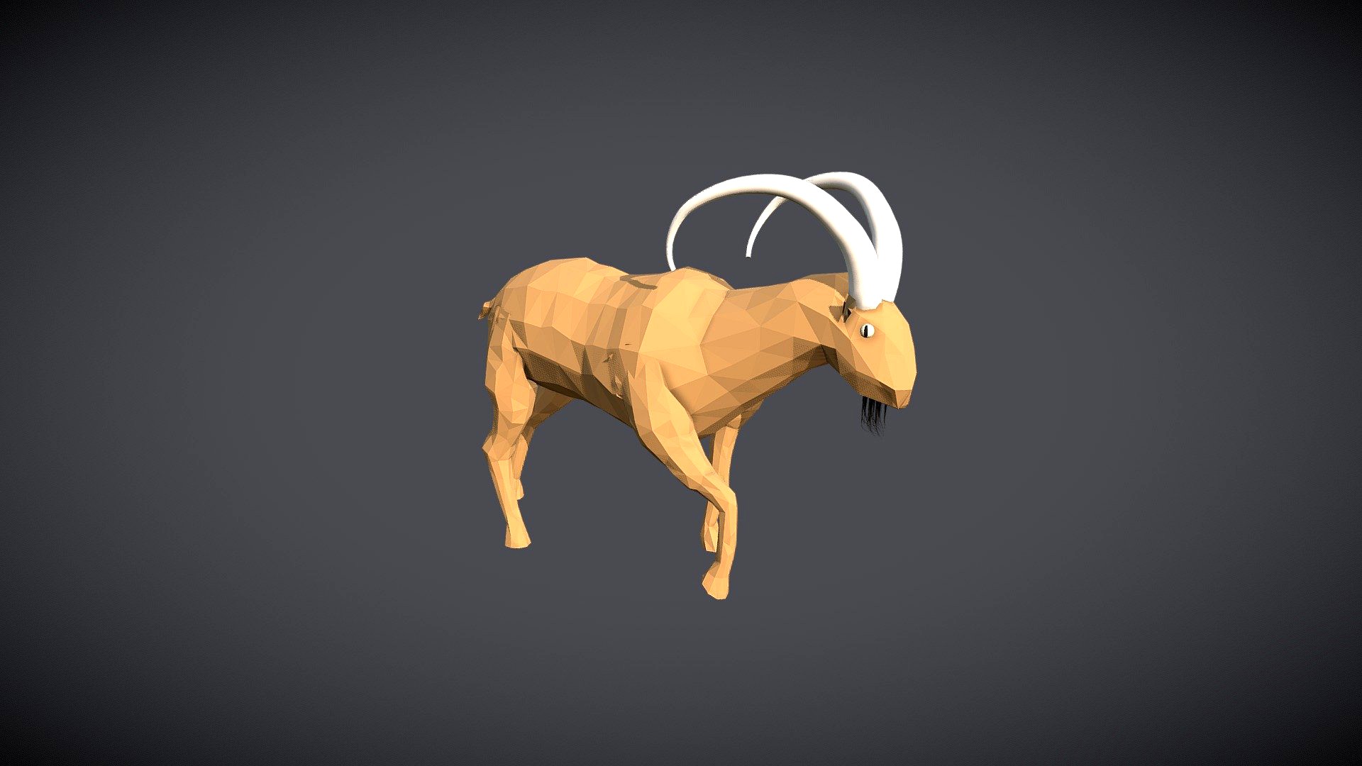 Low-Poly Goat