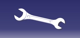 Open End Wrench 17mm/13mm (practice)