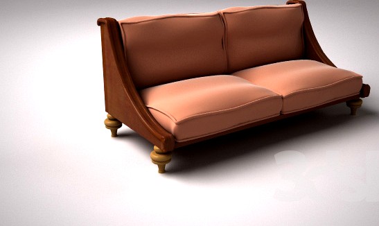 low eclectic sofa