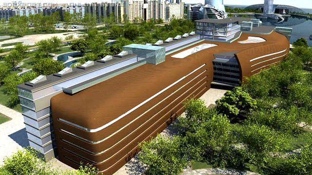 Office Centre 3D Model