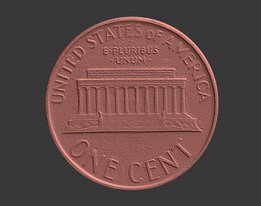 One Cent, Lincoln Memorial