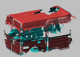 3d model of Ford Transit interiour