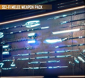 Sci-fi Melee Weapon Pack