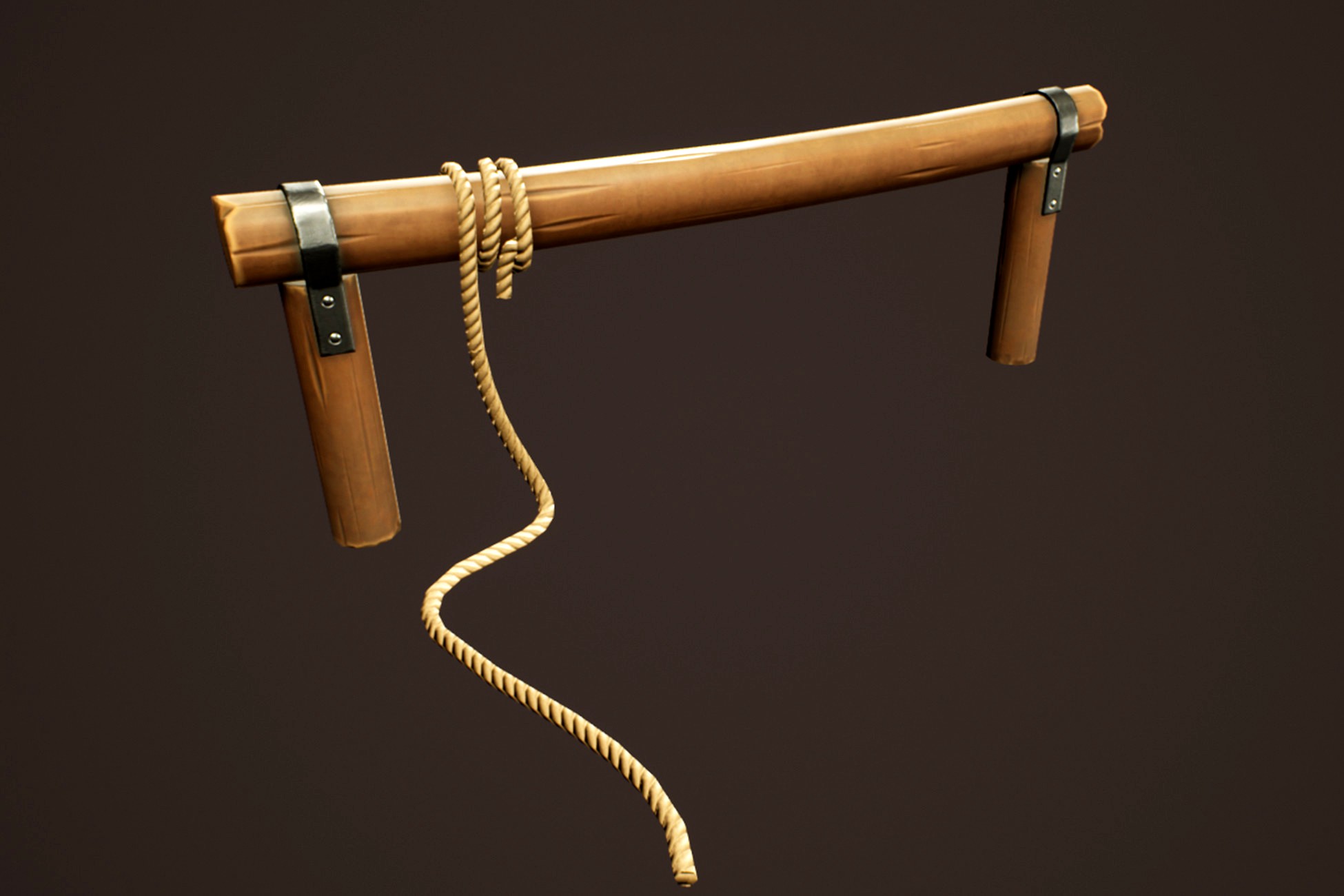 Stylized Western Hitching Hail