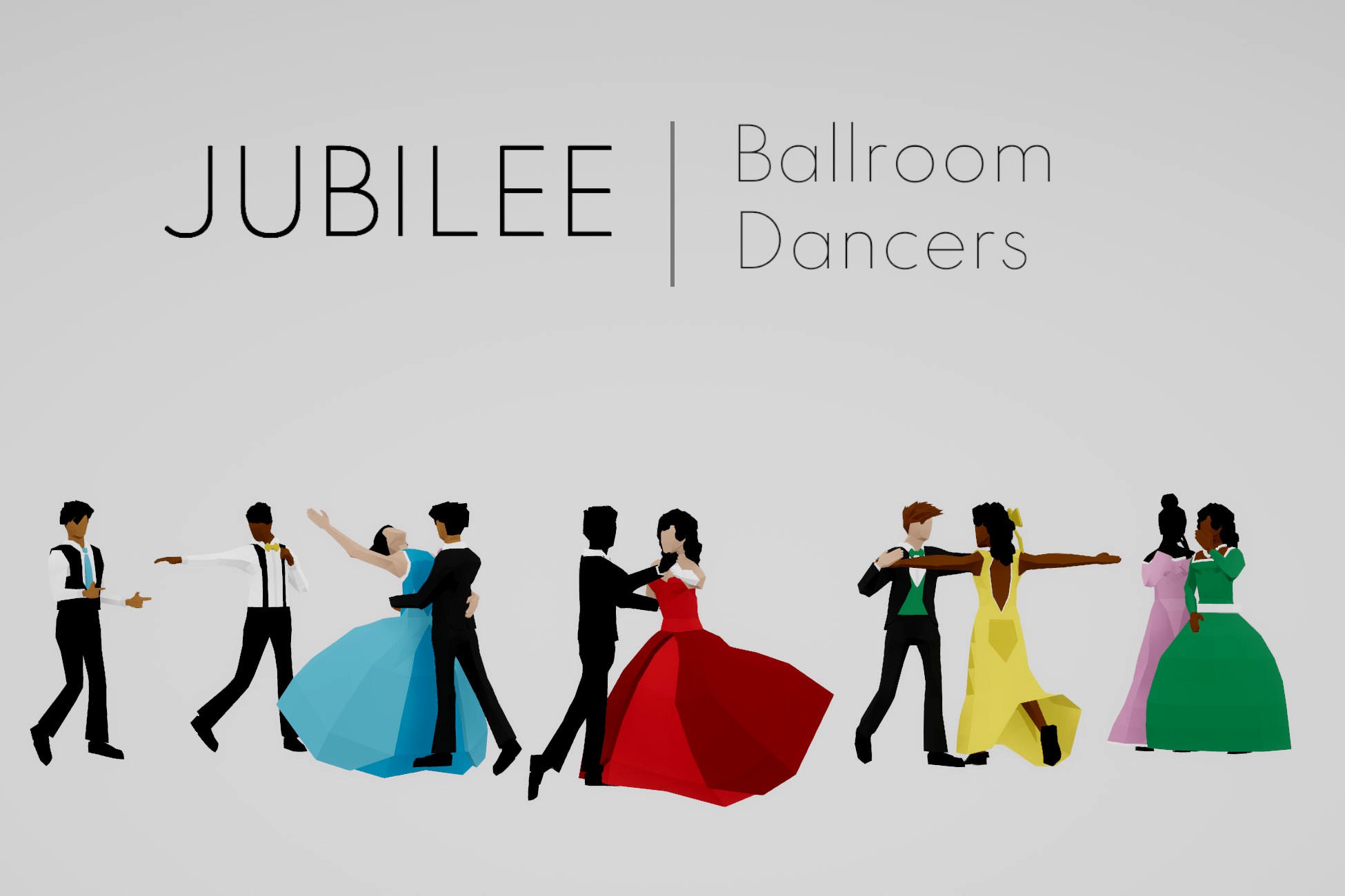 Jubilee: Low Poly Ballroom Dancers