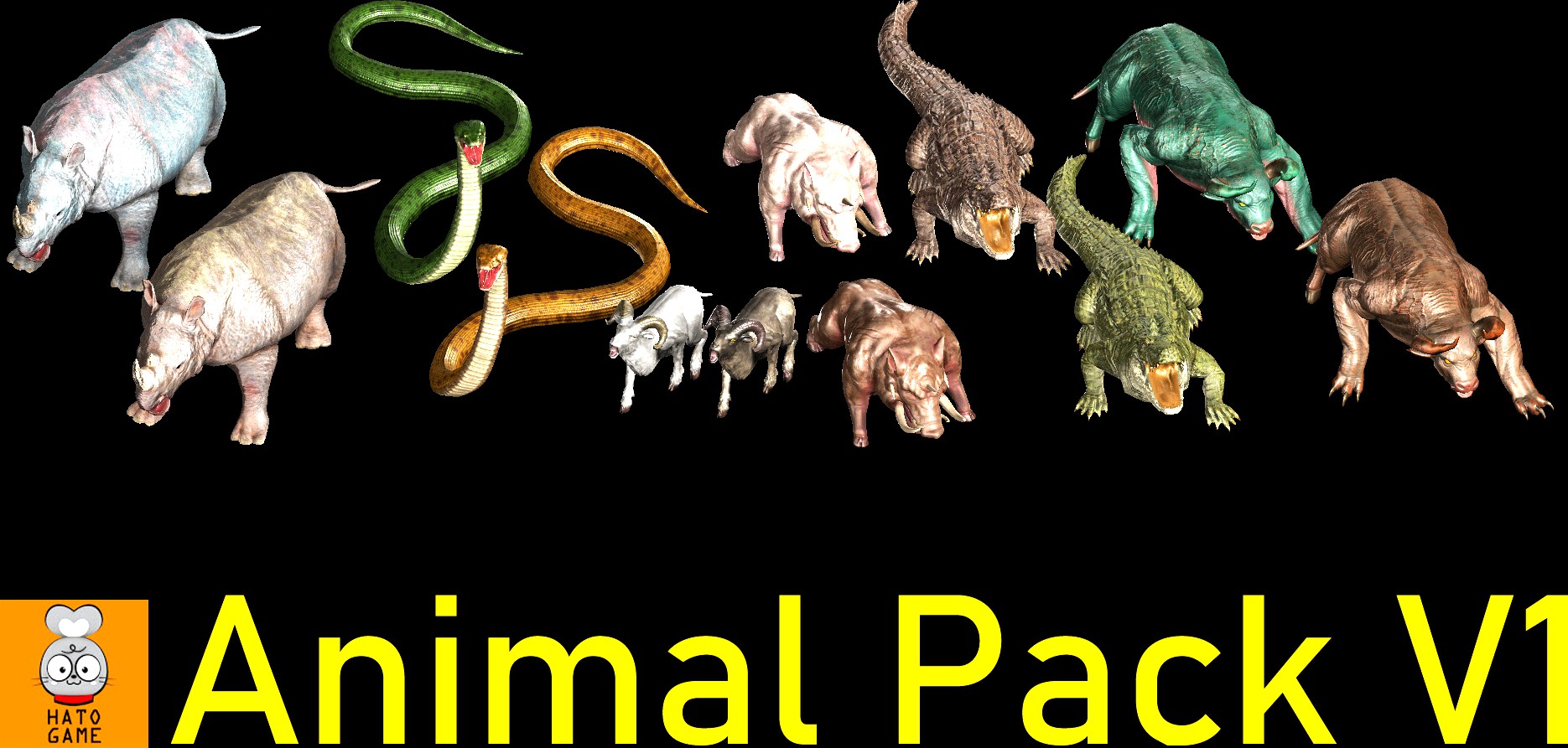 Monster Animal Pack V1