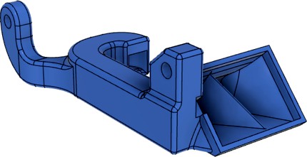 Front & Back fan shroud for Prusa MK3S (for Mosquito, NF-Crazy and others) by Andris8888