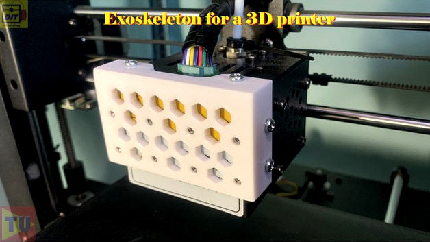 Exoskeleton for 3D printer by zhwang168