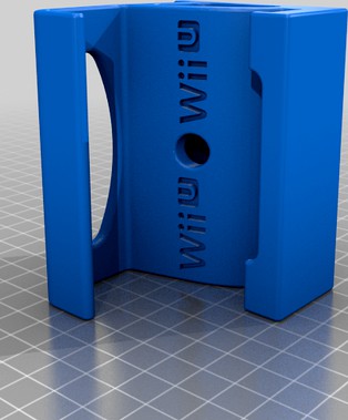 Wii U Gamepad Wall Mount by GFreak01