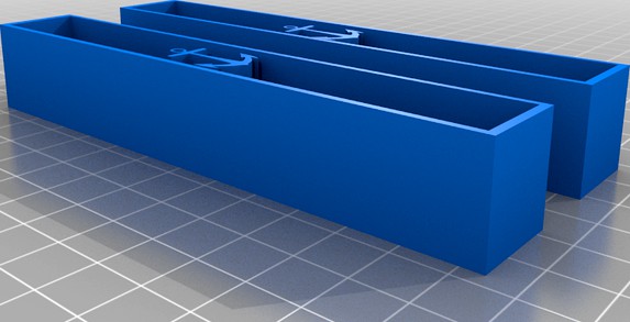 KWS Anchor Pen Blank Mold by KnottysWoodshop