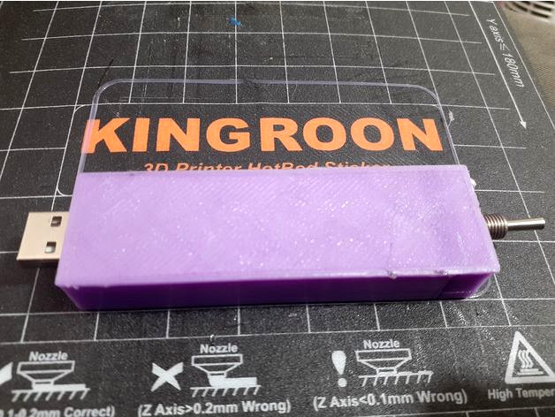 Arduino Pro Micro case w Toggle Switch by Rhaum 3d model