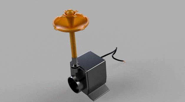 Water Fountain for USB Water Pump by nikkitoshi