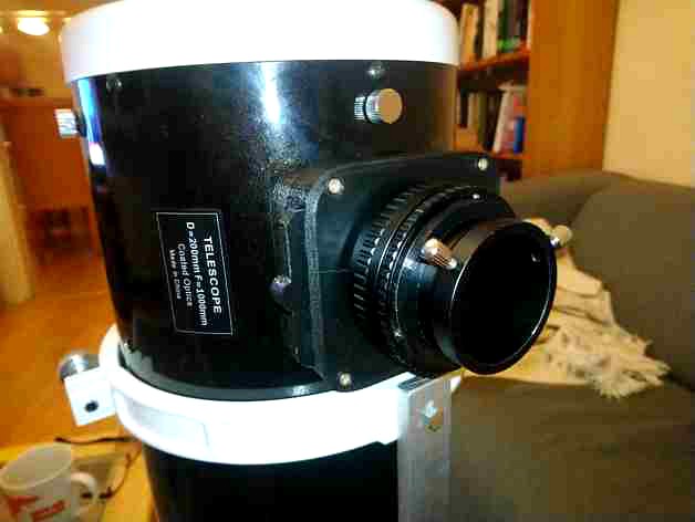 8" helicoid focuser for 8" Newton with 2" filter slider by pelzfuss