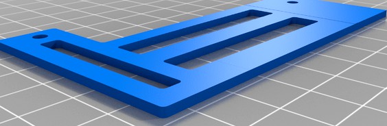 P3 RGB LED Matrix bracket for stand mounted ESP32 PCB by rorosaurus by soerenpedersen