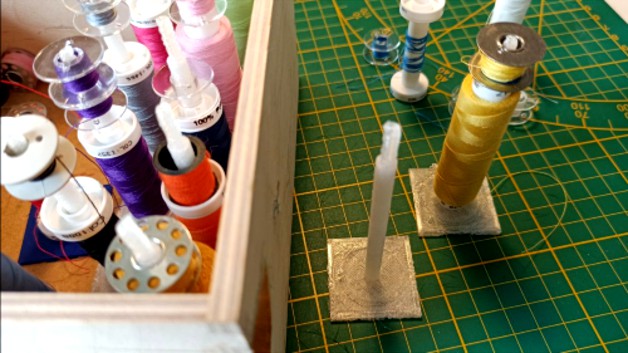 A sorting system for yarn spools fitting for an ikea chest of drawers by marcproe