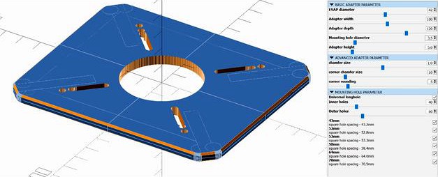 Customizable Adapter Plate for GPUs - singlestage, cascade, dice, LN2 by DanGilmore