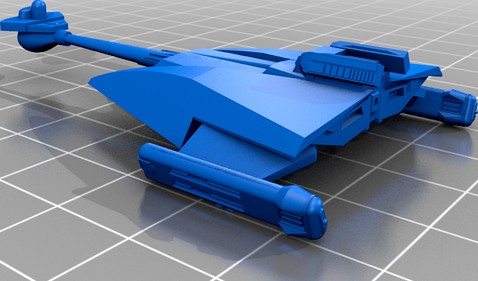 D-10M Klingon Cruiser (FASAverse Trek Ship) by SITZKRIEG