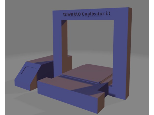 Wanhao/Prusa i3 3D Model (for enclosure designs) by Duveral