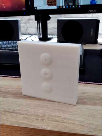 Smart light switch cover - smarte Lichtschalterabdeckung by jeremie_drs