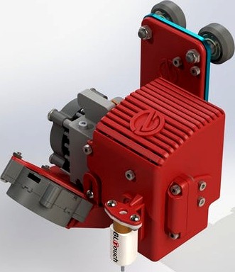 Adattatore universale MATRIX TRIANGLELAB / HEMERA per Artillery x1 - Genius . MATRIX TRIANGLELAB / HEMERA universal adapter for Artillery x1 - Genius by Nanodesigner