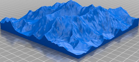 Mount Everest Round Model by minester