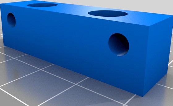 Creality Ender 3 Pro v1/2 Z-Axis motor attachment block by ld-andersson