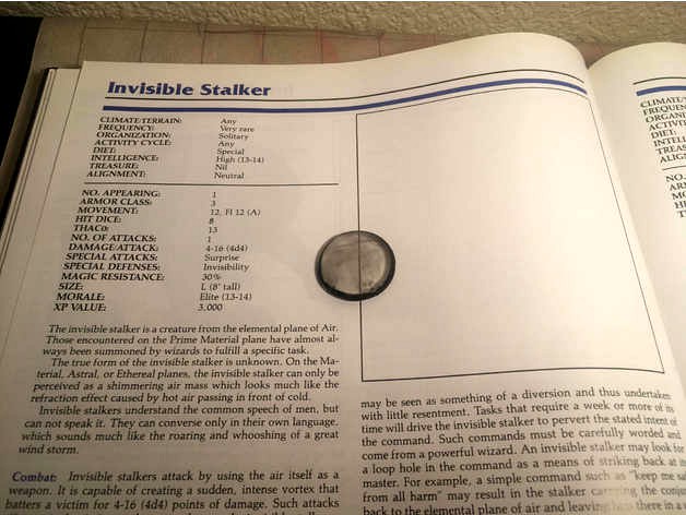 2nd ed AD&D Invisible Stalker by StormCrow13