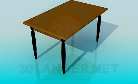 3D Model Dining table