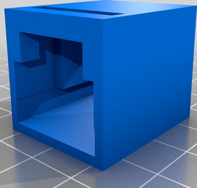 RJ45 Shell for breakout board connection to stepper motor by tgmorris99