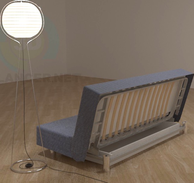 3D Model IKEA sofa Bedinge