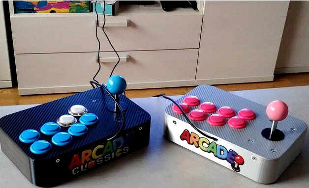 Arcade Joystick 10 buttons by danimod