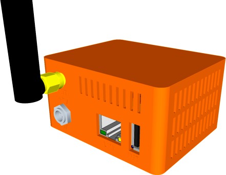Orange Pi Zero Case with USB Expansion Board and FAN by Zalophus
