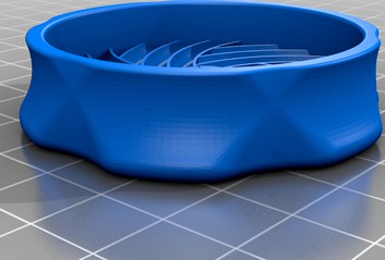 compact grinder with optimized blade no Middel Hole by Blackleaf444