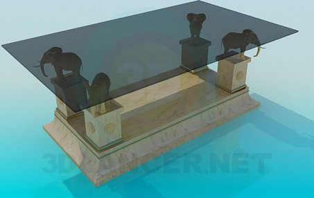 3D Model Table interior