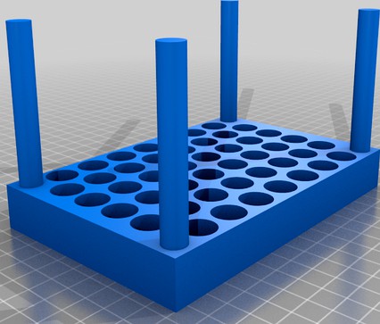 AA Battery Holder Stackable by Rudedog99