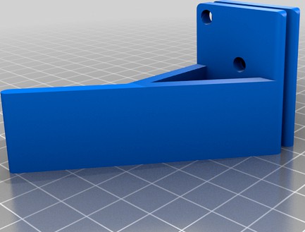 Display mount (Cover)7inch HDMI LCD , 1024x600 by hackerbijay