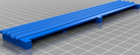Scalextric Compatible Slot Car Track Fence by QR_Phil