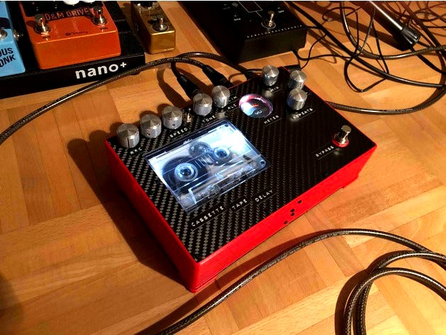 DIY Cassette Tape Delay Pedal (Echo-Matic, Marantz) by TheRealFcKw