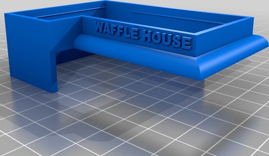 N Scale Waffle House by AnotherBigKidProduction