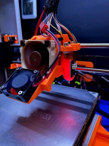 Monoprice Select Mini E3Dv6 GT2 shroud with 3D Touch / BLTouch mount and 40mm fan by cncplasticfactory