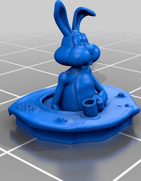 Desktop Bunny by clanmcfadden