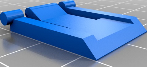 HP Keyboard Stand Replacement clip by Drop_Six