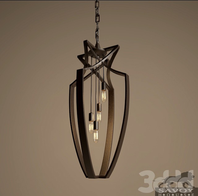 Savoy House Windsung 4 Light Foyer Pendant