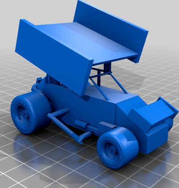Winged 360 Sprint Car by OUTLAW45