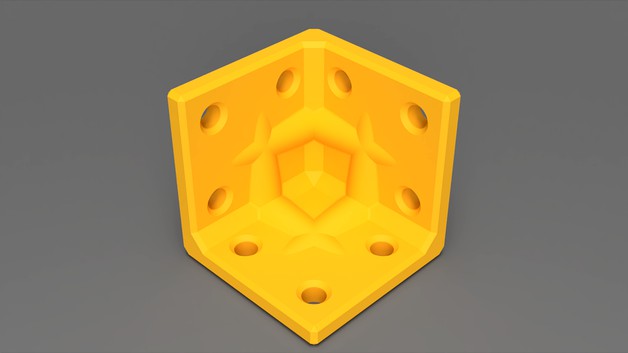 Corner Connector (40x40x40x5x5) by lichtzeichenanlage