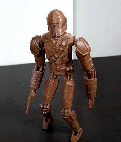 Mando Action Figure by ternarydesign