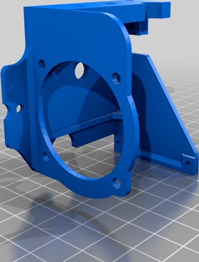 Ender 5 Orbiter 1.5 Direct Drive Bora Extruder Mount by sychan