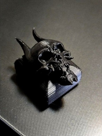 Ender 3 V2 QR Code Cover Oni Skull by SupaNovak