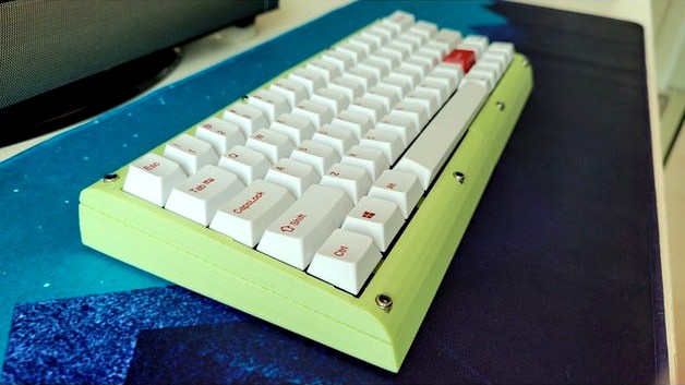 The Baptistin - A Kit for Converting 60% Tray-Mounts Into a Taco Bumper Gasket-Mount Keyboard by BeagleChristo
