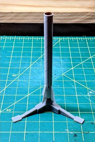 Display/Work Stand for MicroMaxx Model Rockets by rocketshipgames